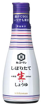 24位! 口コミ数「1件」評価「4」いつでも新鮮　しぼりたて生しょうゆ　　200ml