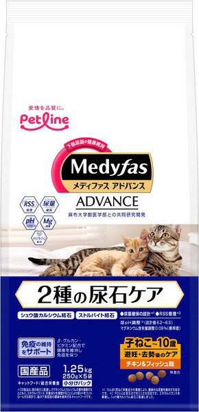 【ペット用品】メディファスアドバンス2種の尿石ケア避妊去勢（1．25kg）
ITEMPRICE