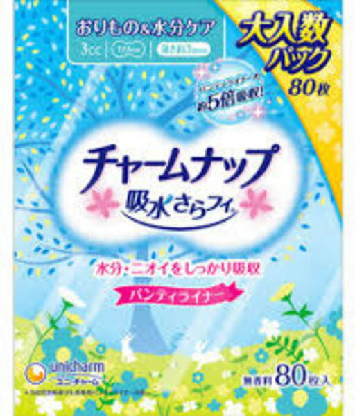 チャ‐ムナップ吸水さらフィパンティライナ‐　　80枚