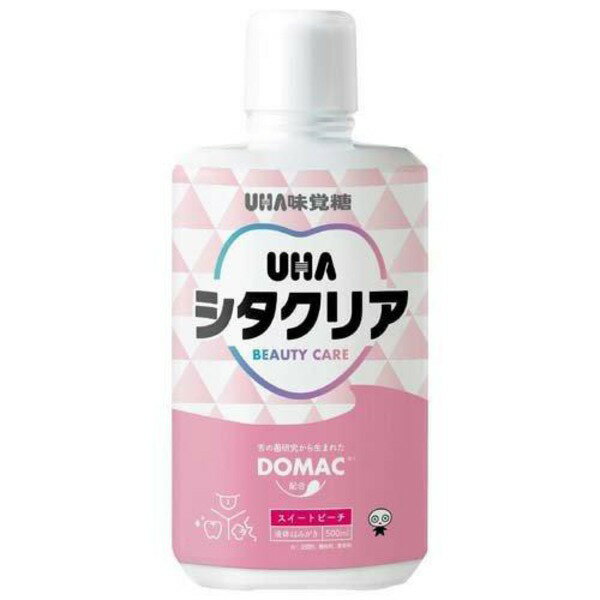 UHAシタクリア液体はみがきスイートピーチ（500ml）