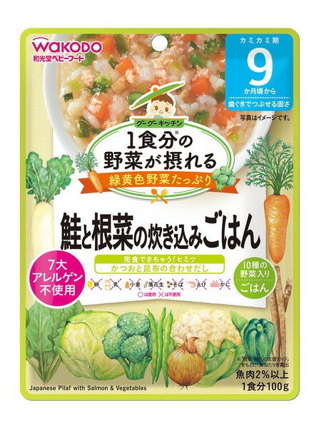 1食分の野菜が摂れる鮭と根菜の炊