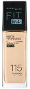ワケあり!送料無料【パッケージ破れ】メイベリンフィットミーリキッドファンデーションR115 30ml(4)