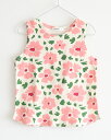 キッズ タンクトップ フラワー ピンク メール便可 ■可愛い おしゃれ トップス 綿混 ストレッチ 韓国 子供服 女の子 男の子 可愛い おしゃれ 春夏 2歳 3歳 4歳 5歳 6歳 7歳 8歳 9歳 2才 3才 4才 5才 6才 7才 8才 9才