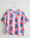 キッズ 綿100% キカ モチーフ Tシャツ 半袖 ピンク メール便可 ■可愛い おしゃれ トップス 綿混 ストレッチ 韓国 子供服 女の子 男の子 可愛い お...