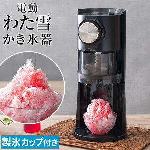 かき氷器 ドウシシャ 電動 わた雪 【特典付き】かき氷機 Otona DSHH-20 2022年型 製氷カップ付き ふわふわかき氷機 かき氷器 レシピ付き ひんやり ふわ雪 家庭用 おしゃれ 【Otona 電動わた雪かき氷器 】ポイント2倍 送料無料