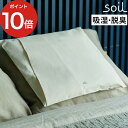 soil ソイル Pillow Pad ピローパッド 日本製 コットン 綿100 綿素材 40cm 脱臭 消臭 吸湿 枕カバー 枕パッド ピローカバー まくらパッド 薄型 加齢臭 自然素材 珪藻土 抗菌 快眠 快適 脱臭剤 枕 マクラ カバー ウレタン シンプル 【ポイント10倍 送料無料】