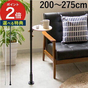 DRAW A LINE ドローアライン 003 テンションロッドC 200～275cm つっぱり棒 伸縮棒 突っ張り棒 短い おしゃれ 縦専用 棚 取付け幅200～275cm 収納用品 屋内専用 コートハンガー アイアン 伸縮 tension rod C ブラック ホワイト TENT