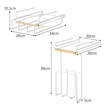 戸棚下レシピホルダー トスカ tosca レシピホルダー 収納 戸棚下ラック 棚 木 おしゃれ 北欧 木製 キッチンラック 収納ラック タブレットホルダー レシピブックホルダー レシピスタンド 吊り戸棚下 山崎実業 かわいい ナチュラル シンプル ホワイト 白