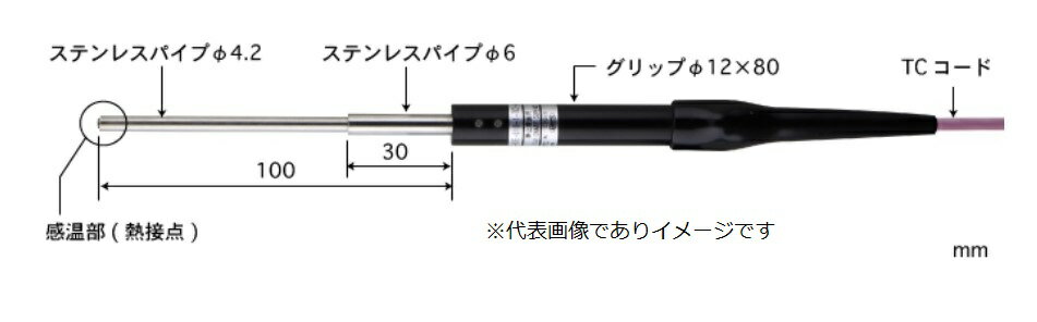 安立計器 CS-11E-010-1-TC1-ASP 微小表面用温度センサ -50～400℃ タイプE