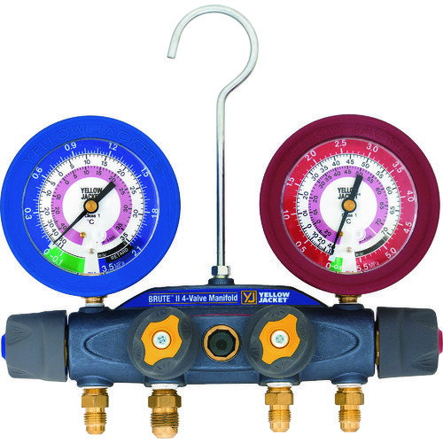 アサダ Y4094132C R410A等用ブルート2マニホールドキット 152cmケース付