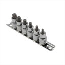 アストロプロダクツ 2002000029225 AP 3/8DR ビットソケット ショートヘッドHEX セット 6個組