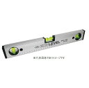 アカツキ製作所 L-550-300mm 箱型アルミレベルV溝付 L550-300mm アルミ製水平器 0.3M