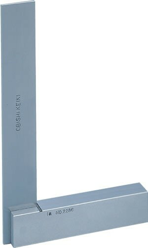 大菱計器製作所 FF205 台付直角定規 左勝手形 呼寸法200 JIS2級 非焼入品 OBISHI