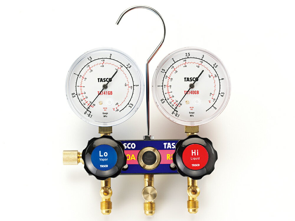 イチネンTASCO TA122JH-1 ゲージマニホールドキット R410A R32用