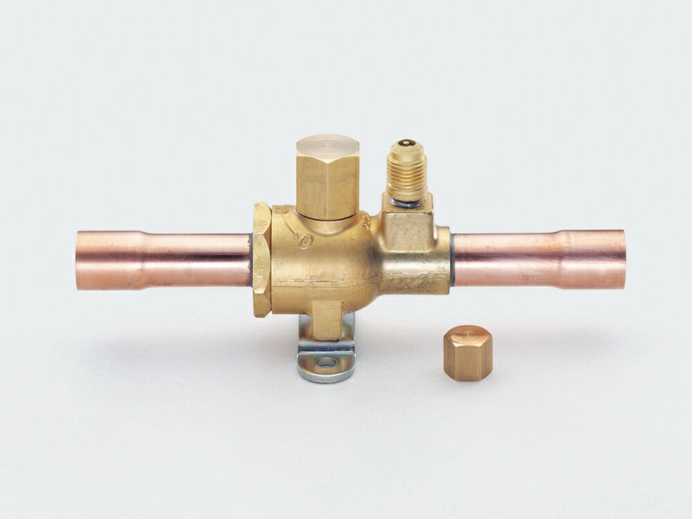 イチネンTASCO TA281HD-5 R404A・R407C用ボールバルブ アクセスポート付 5/8ロウ付