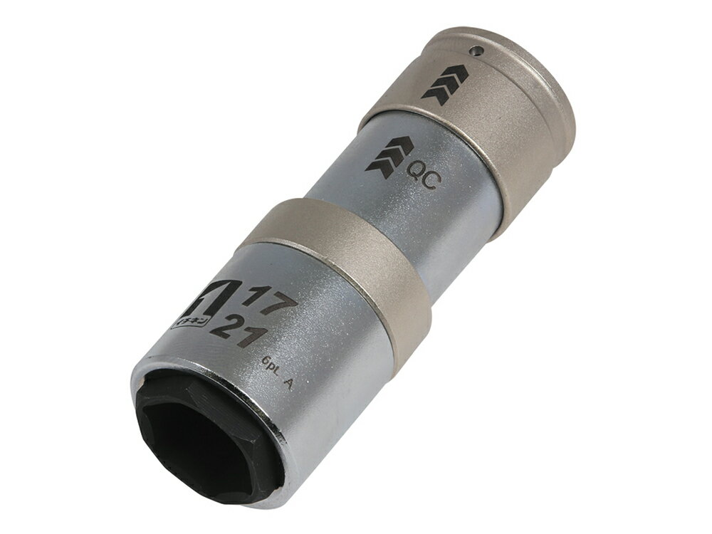 イチネンTASCO TA730WC-17 QCソケットダブル 17/21mm 12角