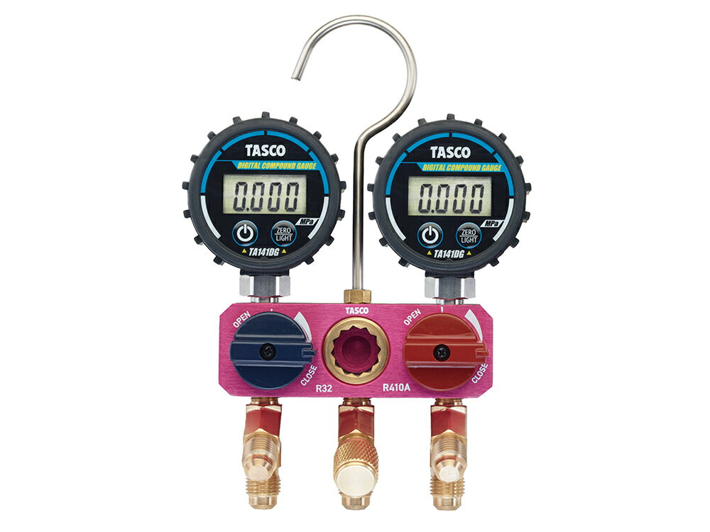 イチネンTASCO TA122MD-1 デジタル ミニマニホールト