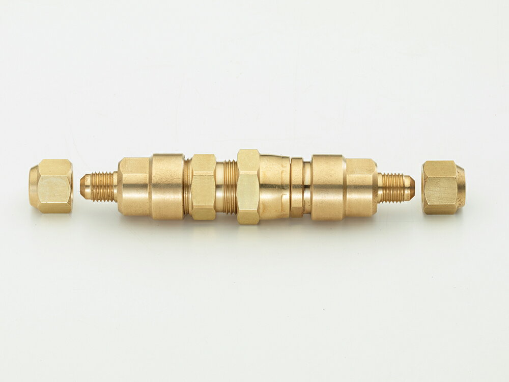 イチネンTASCO TA230MV-5A バルブ付銅管接手5/8 中間接続用