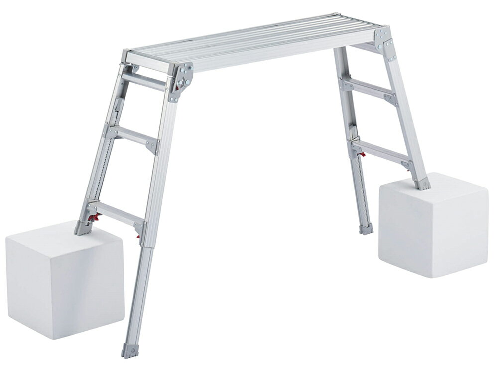 (大型・法人限定)イチネンTASCO TA841DB-2 脚部伸縮式 足場台 可搬式作業台