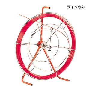 (大型)(法人限定)ジェフコム RG-0512 ファイバーレッドライン 線のみ Φ5mm×120m デンサン DENSAN