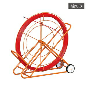 (大型)(法人限定)ジェフコム RG-0810 ファイバーレッドライン 線のみ Φ8mm×100m デンサン DENSAN