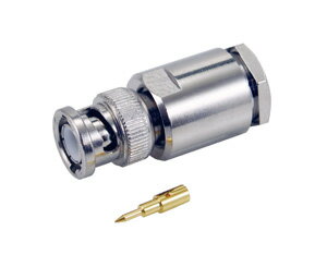 ジェフコム LBNC-7C-2P BNC型ストレートプラグ 半田締付タイプ デンサン DENSAN