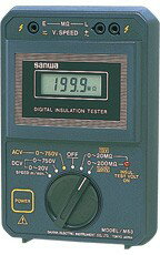 三和電気計器 M53 デジタル絶縁抵抗計 SANWA サンワ M-53