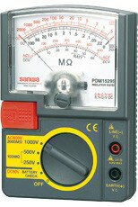 三和電気計器 PDM1529S アナログ絶縁抵抗計 定格電圧3レンジ SANWA 軽量設計 サンワ PDM-1529S サンワ