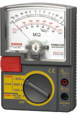 三和電気計器 PDM5219S アナログ絶縁抵抗計 定格電圧3レンジ SANWA 軽量設計 サンワ PDM-5219S