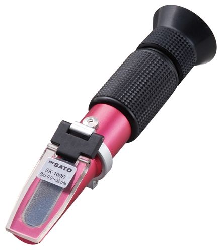 佐藤計量器 0190-02 手持屈折計 SK-201R 自動温度補正付 糖度計 SATO