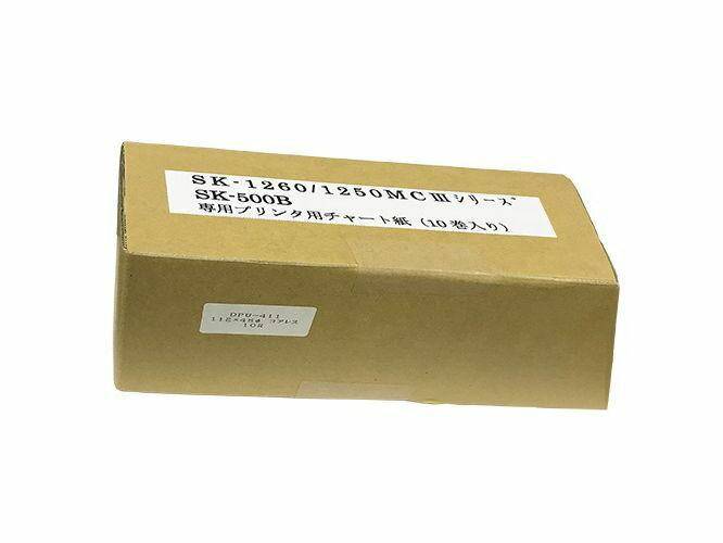 佐藤計量器 8009-82 専用プリンタ用チャート紙10巻入 SK-1260／SK-500Bプリンタ用 SATO