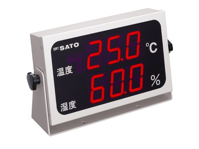 佐藤計量器 8092-57 温湿度表示器 SK-M350-TRH-I 電流入力・上下限警報出力付 SATO