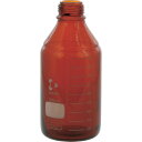 柴田科学 017290-10005A ネジ口瓶 セーフティコート 茶褐色 瓶のみ 1L
