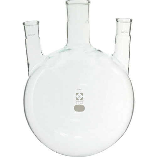 柴田科学 030170-4551 SPC三口丸底フラスコ 透明摺合45-SPC-29 5000mL