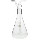 柴田科学 014530-500 SPCガス洗浄瓶 三角フラスコ形 500mL