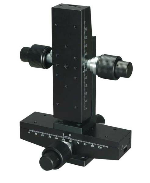 中央精機 LM-112WSL DT XZ軸ステージ 40×140 粗微動両ハンドル