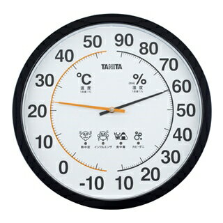 温湿度計 タニタ TT-554-BK 壁掛用温湿度計 温度 湿度
