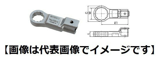 東日製作所 RH10DX3/8 RH型リングヘッド トルクレンチ用交換ヘッド インチサイズ