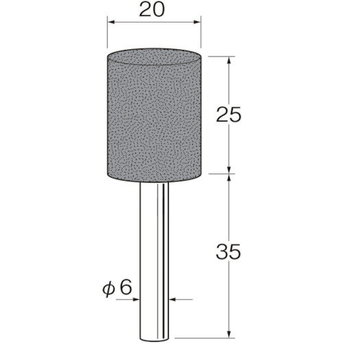 【画像はイメージです】発送日が表示納期を超える場合は、別途ご相談いたします。★数量・大口割引も受付中！お問い合わせください。TEL：045-243-0716 ■軸付セラミックゴム砥石(金属研削用) R2370の特長 ●目づまりが少なく、粉塵...