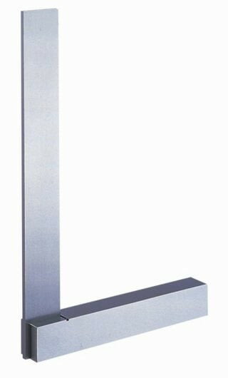 新潟理研測範 546-1Y-75 台付直角定規 1級焼入 75X50 呼寸法:75mm