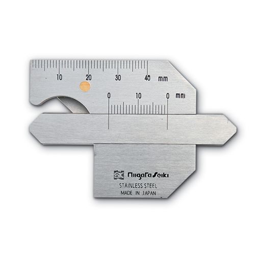 新潟精機 WG-1 (M)溶接ゲージ SK 溶接脚長ゲージ WG-1M