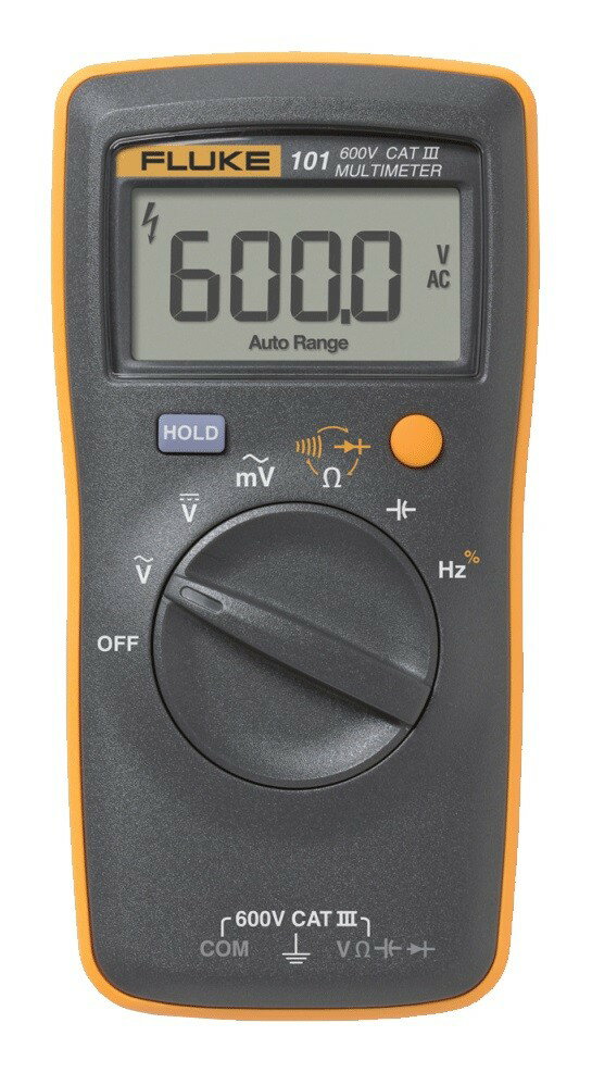 フルーク FLUKE-101 デジタルマルチメーター 平均値 6000カウント 小型 DMM