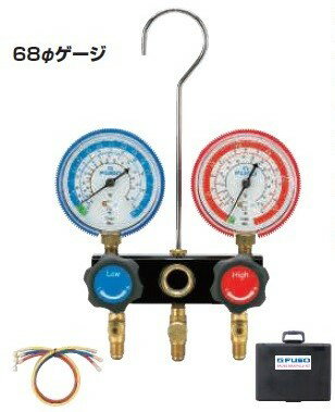 A-GASジャパンFS-702D-1 R22,R12,R502用ゲージマニホールドキット FUSO
