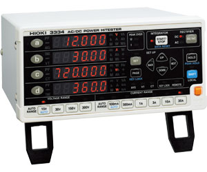 日置電機 3334 AC/DCパワーハイテスタ 一般電力向け DC単相専用 HIOKI 単相電力計 DC測定