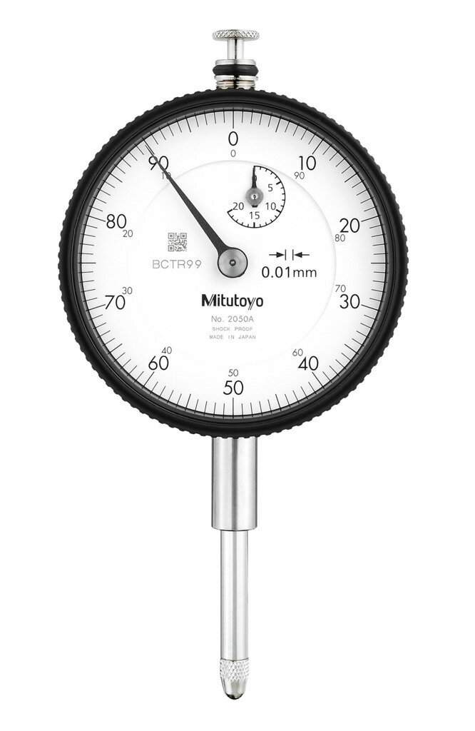 ミツトヨ 2050A ロングストロークダイヤルゲージ フタ裏耳金 目量:0.01 アナログ