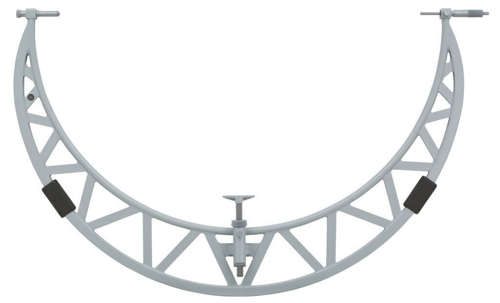 (大型) ミツトヨ 105-421 外側マイクロメータ OMS2-1800P スライドアンビル式 軽量パイプフレーム