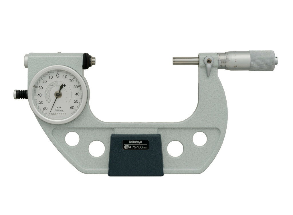 ミツトヨ IDM-100R アナログ指示マイクロメーター 510-124 IP54 防水