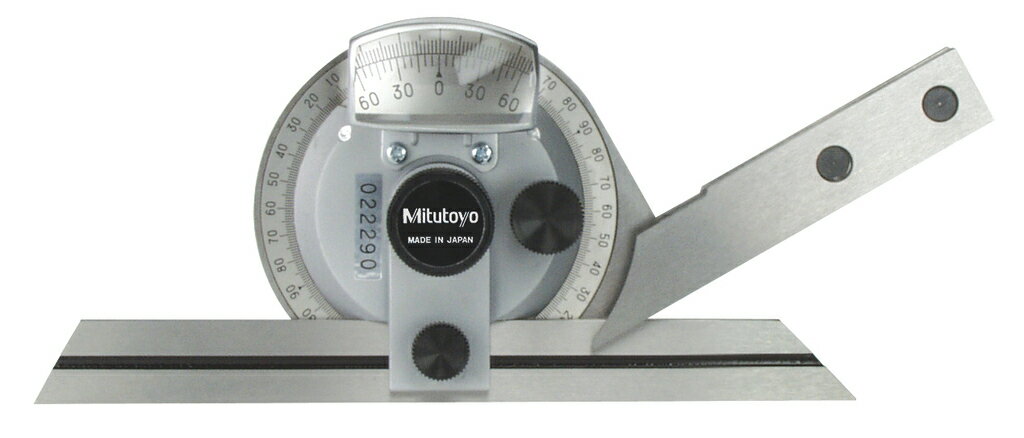 ミツトヨ 187-907-10 ユニバーサル・ベベルプロトラクタ アナログ角度計