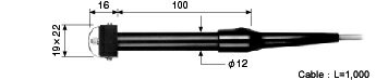 ライン精機 KF-17A Kプローブ 250℃ 表面用