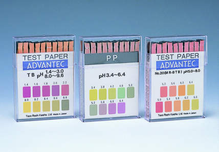 アドバンテック PH試験紙 CPR ブックタイプ